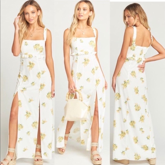 💋NWT SMYM Bristol Sunny Side BoHo Floral Maxi Dress - Picture 1 of 15